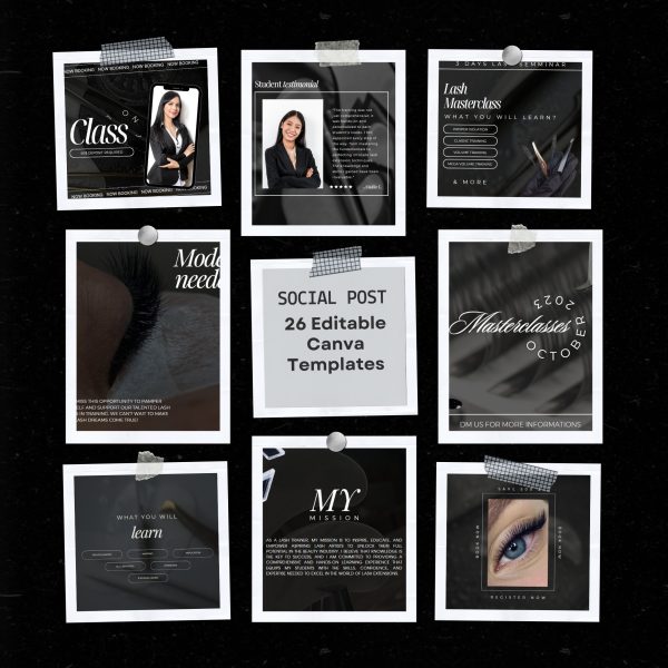 (EN) 28 Black & White Lash Trainer Social Post