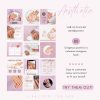 (EN )80 Nail Instagram Social Media Post Templates - Editable Canva Templates - Hình ảnh 3