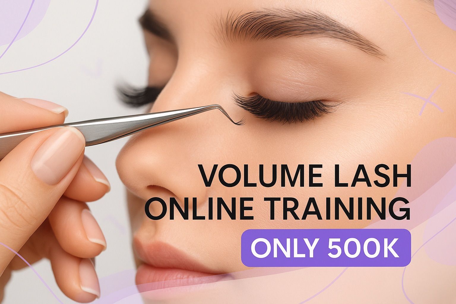 KHÓA HỌC NỐI MI VOLUME ONLINE CHỈ 500K: Học Nghề Chuyên Nghiệp Từ A-Z Cùng Master Vy Nguyễn tại Vi Beauty Academy!